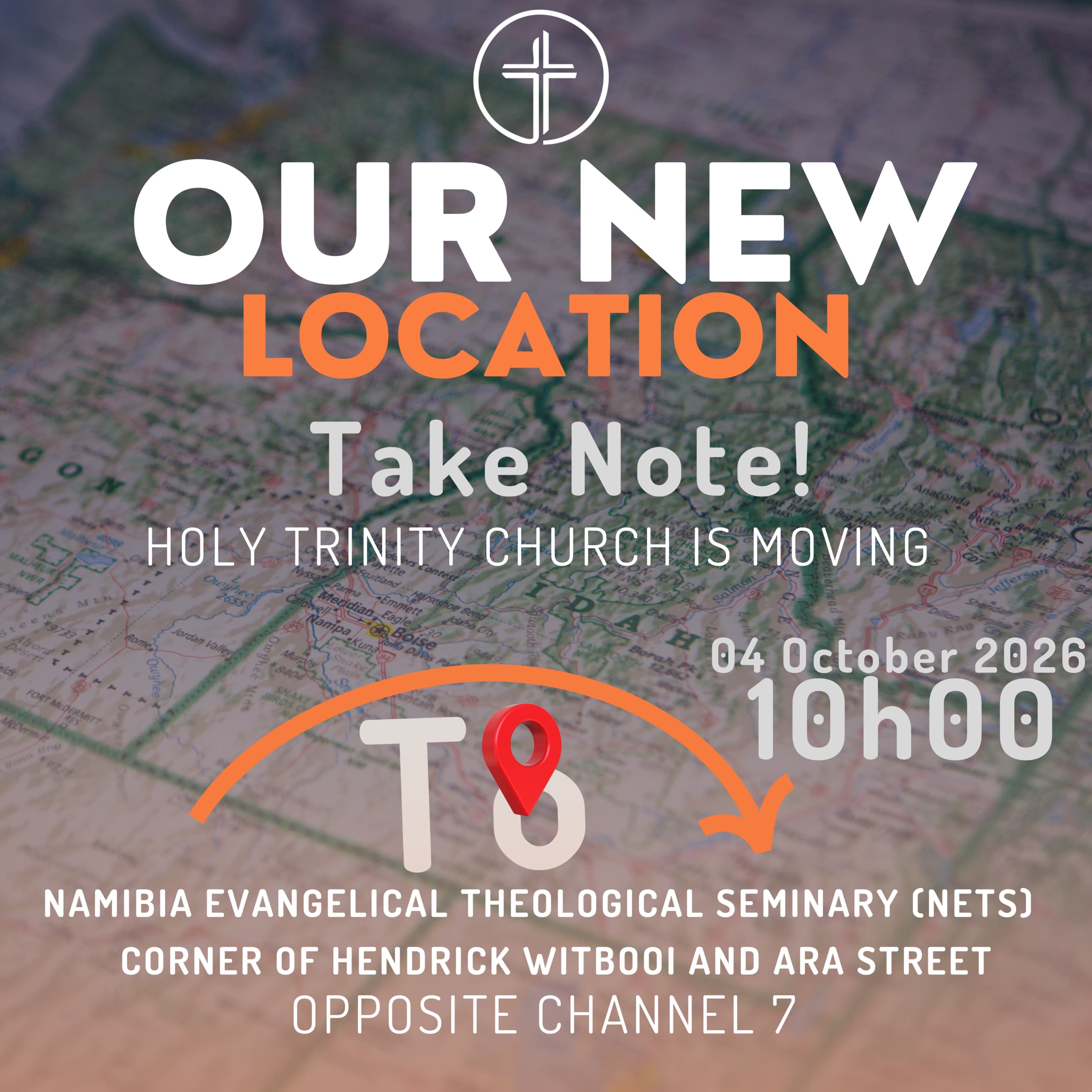 New Location - Holy Trinity Church Windhoek